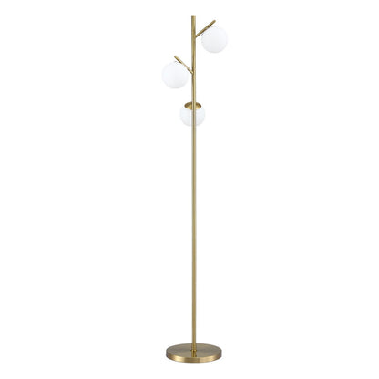 Artiss 3-Light Tree Floor Lamp 165cm Tall Standing Light with Sphere Glass Shades for Modern Homes