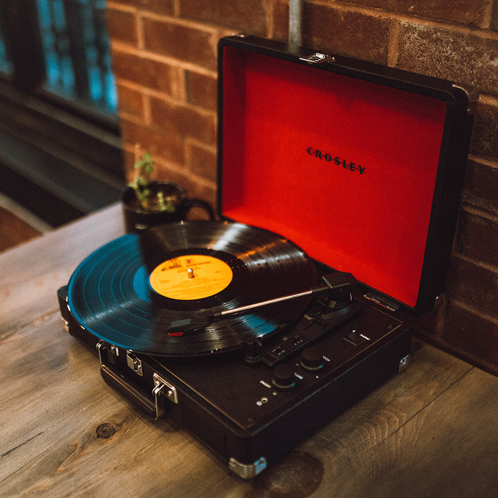 Crosley Cruiser Black Bluetooth Portable Turntable