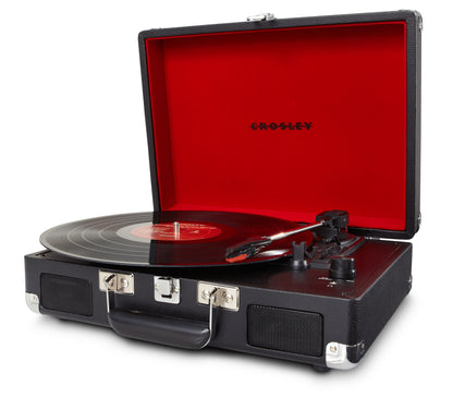 Crosley Cruiser Black Bluetooth Portable Turntable