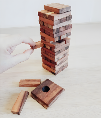 Stacking blocks wood balance game handmade stacking Fun Board Games Kids Ages 4 to Adults