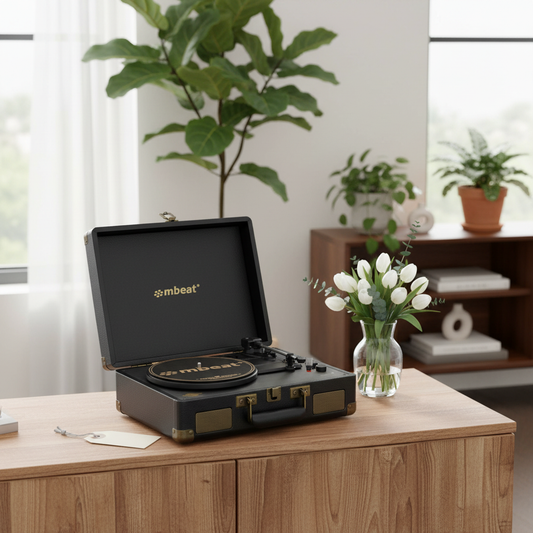 mbeat Suitcase Turntable Google Shopping Square Image